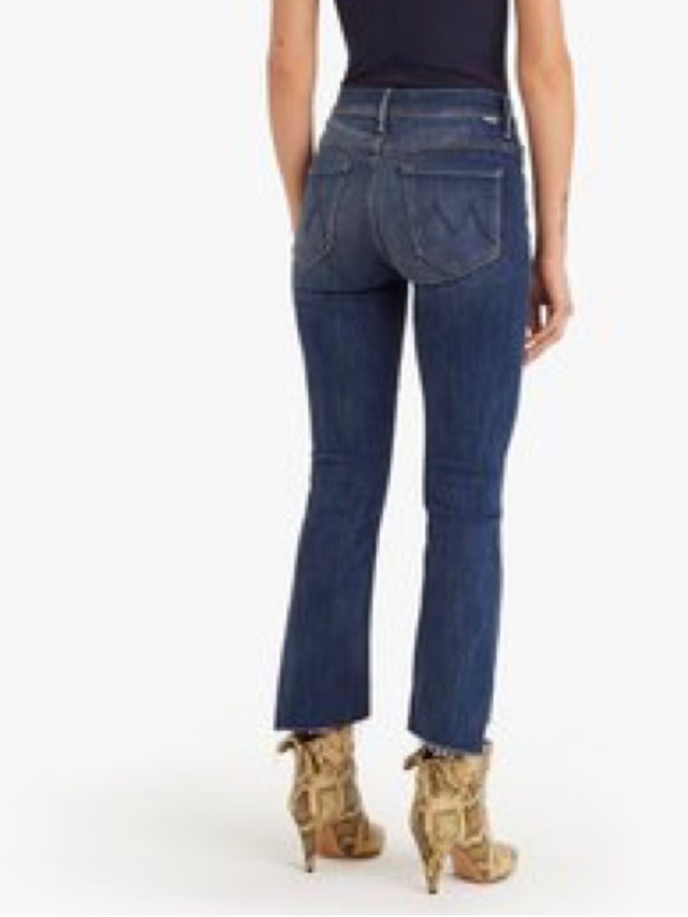 MOTHER DENIM
THE INSIDER CROP STEP FRAY - NOT ROUGH ENOUGH size 28